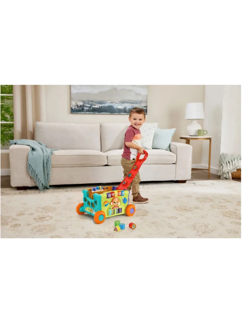 Baby VTech Sort & Discover Activity Wagon Green Orange